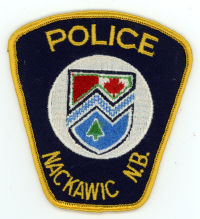 CANADA,NEW BRUNSWICK,NACKAWIC POLICE 1